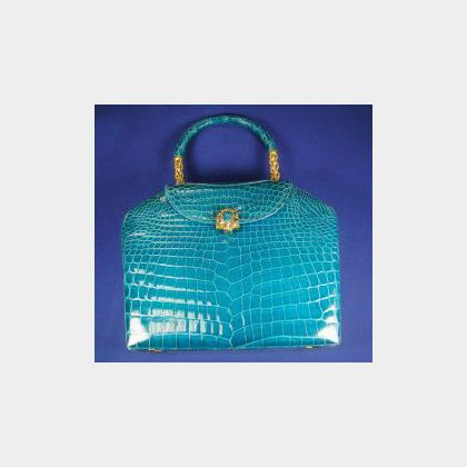 Lizard Handbag, Lana Marks
