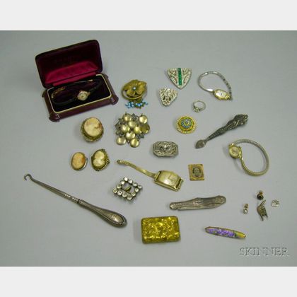 Assorted Estate and Costume Jewelry and Other Items
