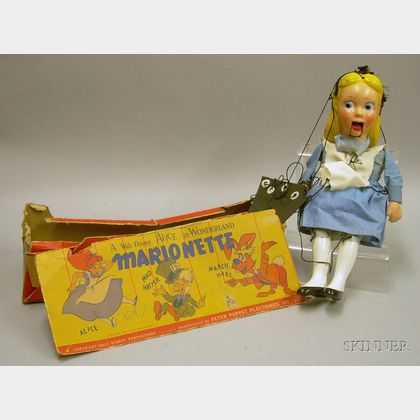 Disney Alice in Wonderland Marionette in Maker's Box