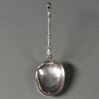 Dutch Auricular-style Silver Spoon