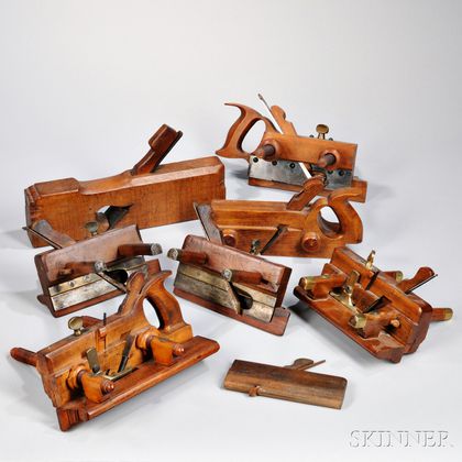 Eight 19th Century Molding and Joiner Planes