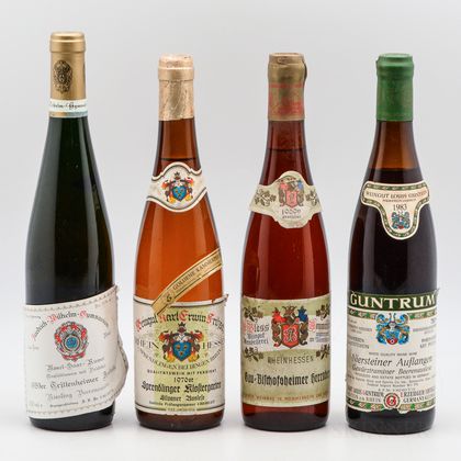 Mixed German Wines, 4 bottles 