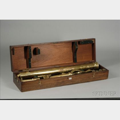 Brass 3-inch Refracting Library Telescope by Hammersley Bros.