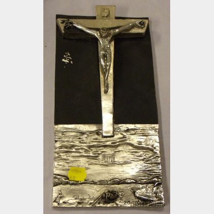 Attributed to Salvador Dali (Spanish, 1904-1989) Crucifixion