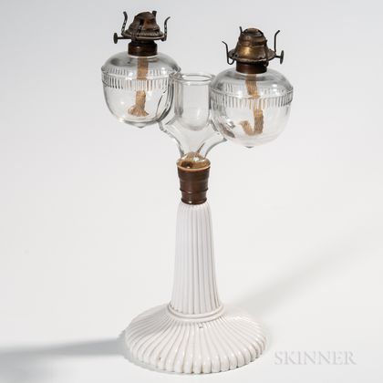 Molded Glass Double Lamp