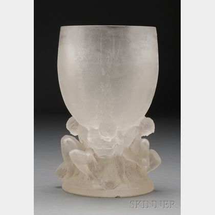 Cire Perdue Vase Attributed to R. Lalique
