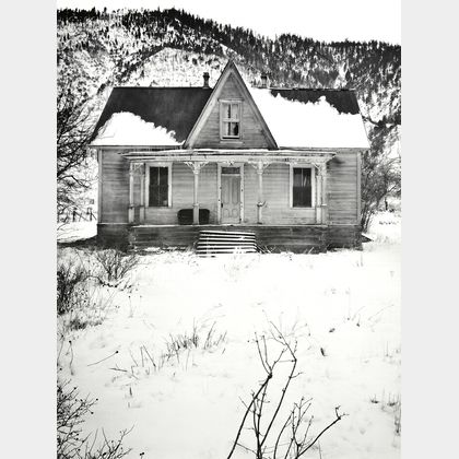 Ansel Adams (American, 1902-1984) Ranch House near Canyon City Nevada.