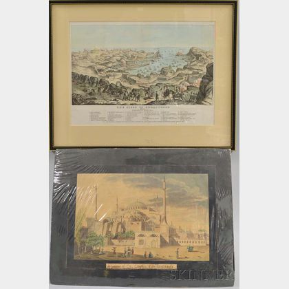 Two Works: Mosque of St. Sophia, Constantinople and The Siege of Sebastopol.