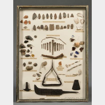 Collection of Revolutionary War Fragments and Artifacts