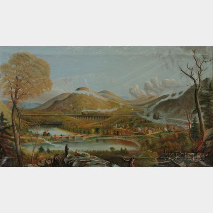 After Jasper Francis Cropsey (American, 1823-1900) Starrucca Viaduct, Pennsylvania.