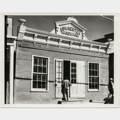 Walker Evans (American, 1903-1975) Aug. Reuter Hardware Store, Louisiana