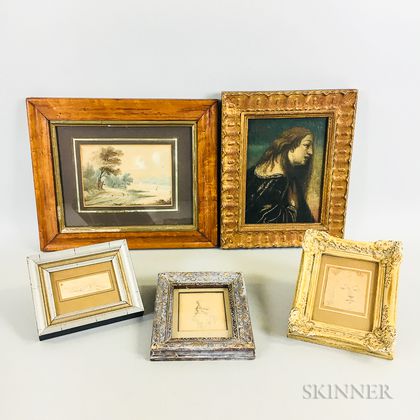 Five Small Framed Works