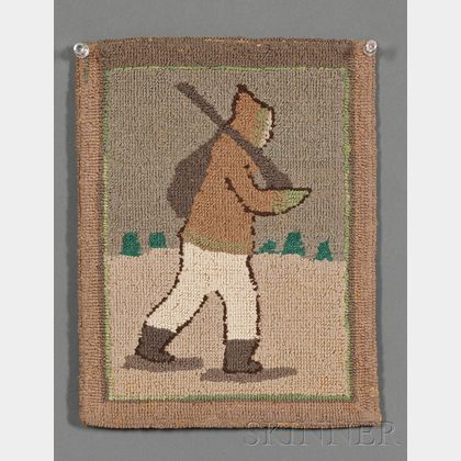 Small Grenfell Mat with Hunter