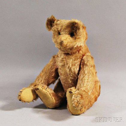 Early Articulated Mohair Teddy Bear