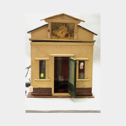 English Cottage Dollhouse with Pediment
