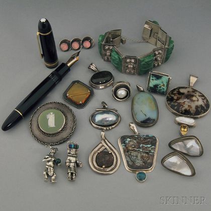 Group of Mostly Sterling Silver Jewelry