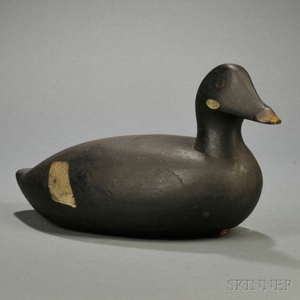 Painted Hollow-body "Old Squaw" Duck Decoy