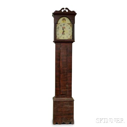 Riley Whiting Grain-painted Tall Clock