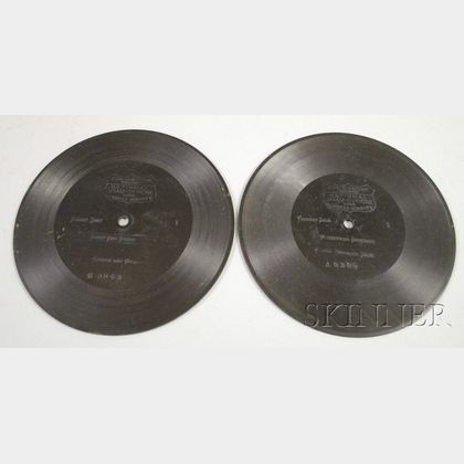 Two 7-inch Zon-O-Phone Records