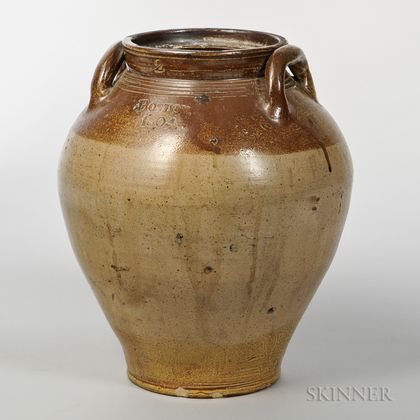 Two-gallon Early Stoneware Jar