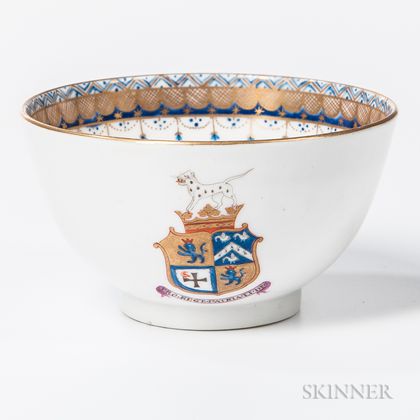 Armorial Export Porcelain Tea Bowl