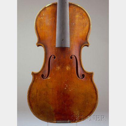 Czech Violin, Juzek Workshop, Prague, c. 1920