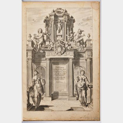 Marolles, Michel de (1600-1681) Tableaux du Temple des Muses Representant les Vertus, et les Vices.