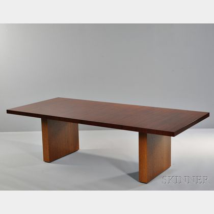 Custom Walnut and Wenge Veneer Boardroom or Dining Table