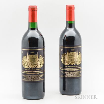 Chateau Palmer 1989, 2 bottles 