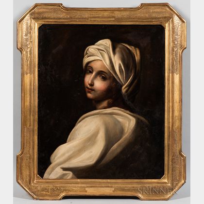 After Guido Reni (Italian, 1575-1642) Portrait of Beatrice Cenci