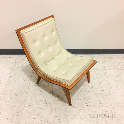 Carter Bros. Mid-Century Modern Bentwood "Scoop" Chair. Estimate $20-200