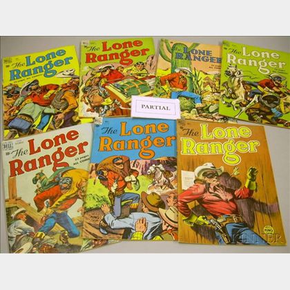 Fifteen Dell Lone Ranger Comic Books