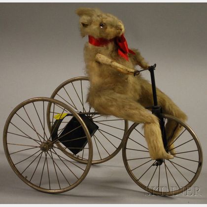 Rabbit on a Tricycle Wind-up Toy