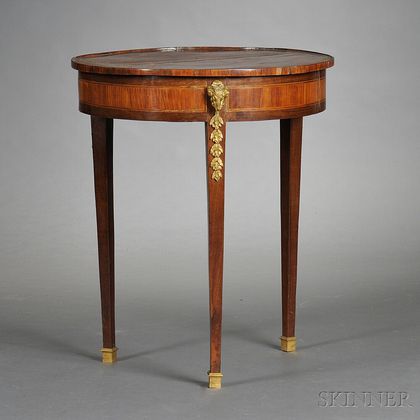 Louis XVI-style Ormolu-mounted and Kingwood and Tulipwood-veneered Occasional Table