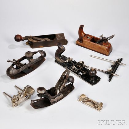Seven Various Woodworking Planes
