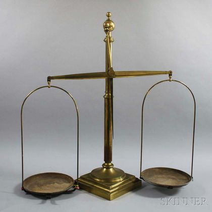 Large Brass Scale