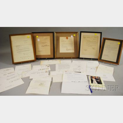 Assorted U.S. Political and Military Related Signed Letters and Notes