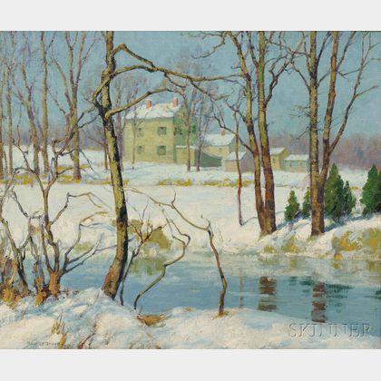 Maurice Braun (American, 1877-1941) Connecticut in Winter