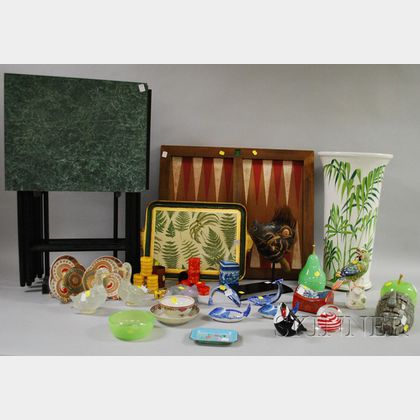 Assortment of Decorative and Household Items