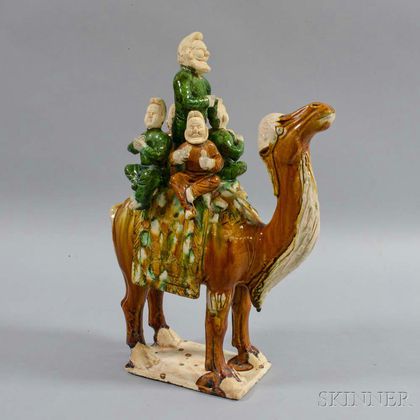 Sancai-glazed Tang-style Pottery Camel