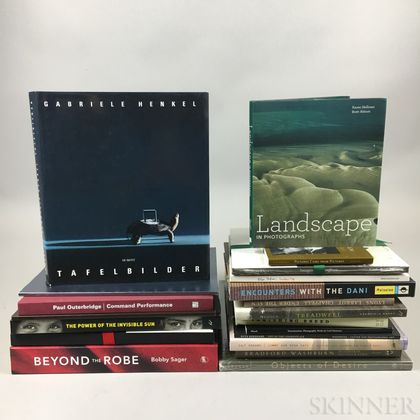 Photography Books Signed by Authors, 20th Century, Twenty Titles.