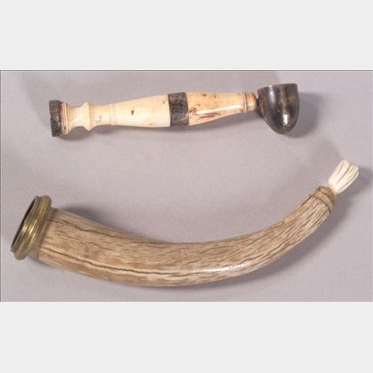Two Horn and Ivory Articles