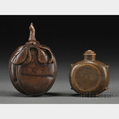 Two Bamboo Snuff Bottles