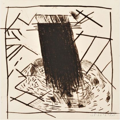 Pat Steir (American, b. 1938) Untitled (Waterfall)