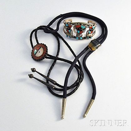 Three Pieces of Zuni Jewelry