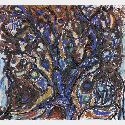 Erik Nyholm (Danish, 1911-1990) Untitled [Tree]