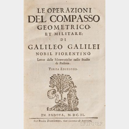Galileo, Galilei (1564-1642) Le Operazioni del Compasso Geometrico