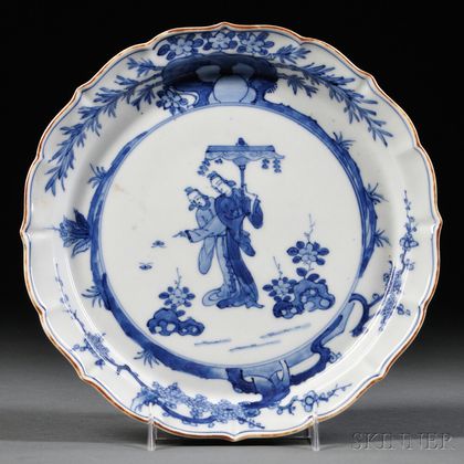 Kakiemon Blue and White Plate