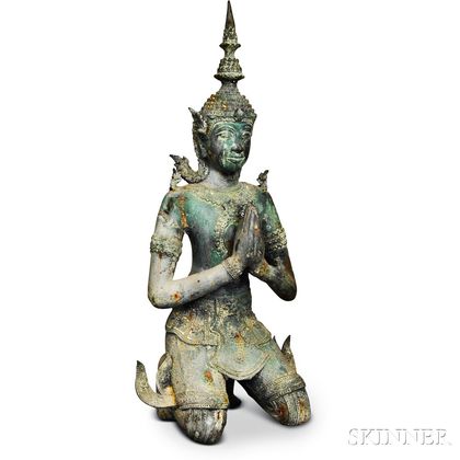 Three Southeast Asian Bronze Statues