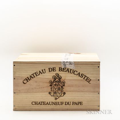 Chateau de Beaucastel Chateauneuf du Pape 2010, 6 bottles (owc) 